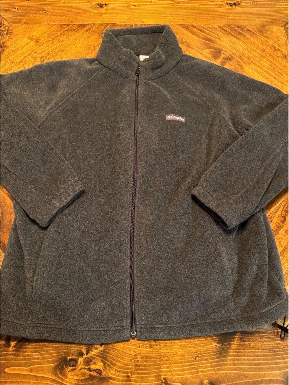 Columbia Women’s Gray Full Zip Fleece Jacket Size 2X